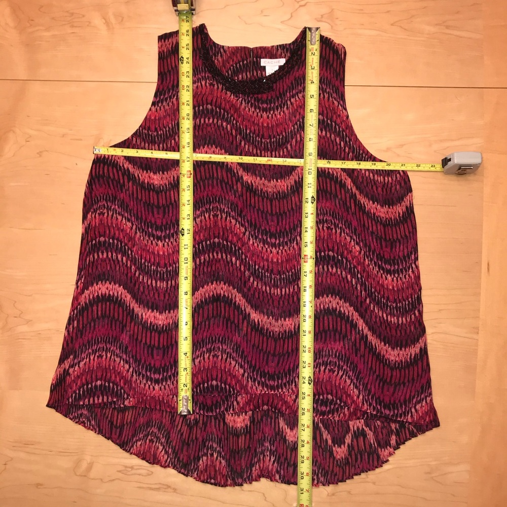 NWT Cache Beaded Neckline Hi-Lo Hem Sz XL - Picture 13 of 13